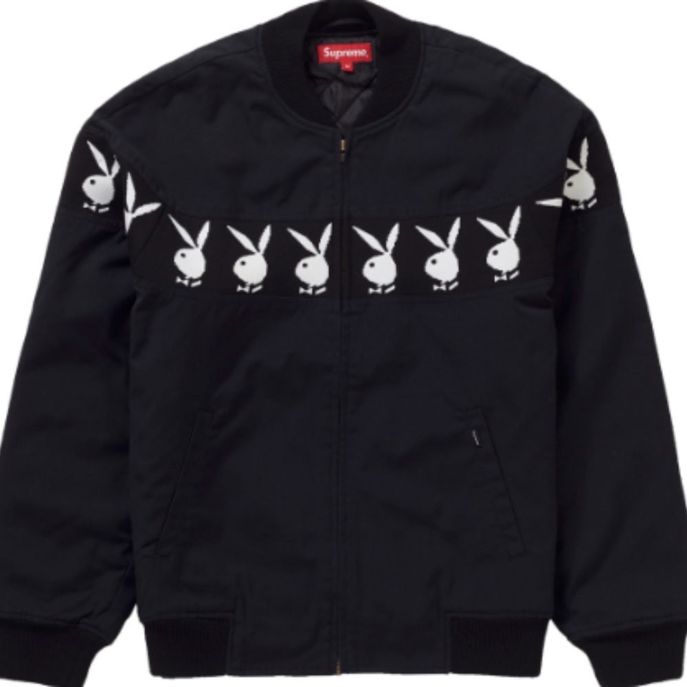 Supreme × Playboy DS BNIB Black Large